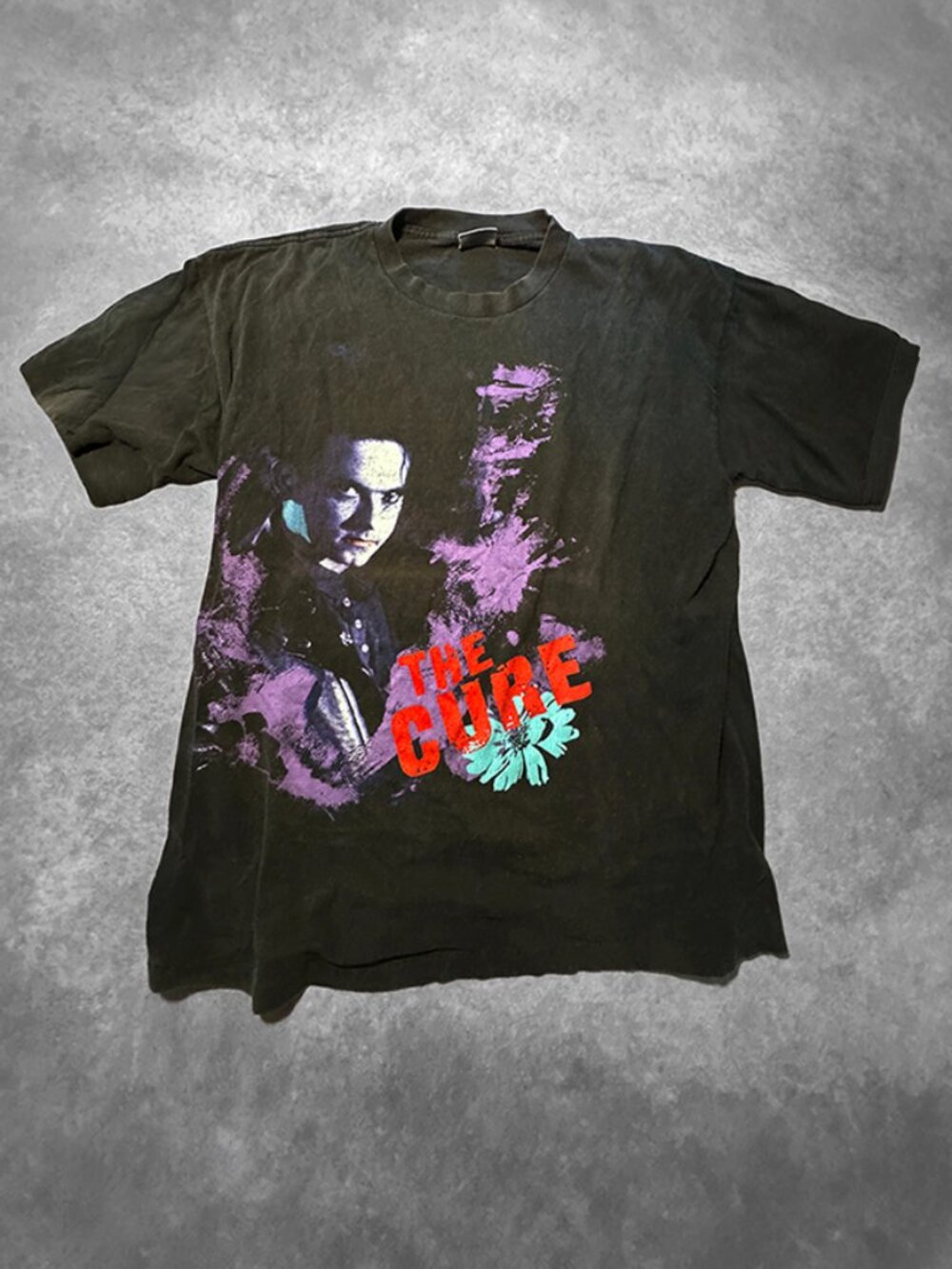 Vintage 1989 The Cure Prayer Tour T Shirt Brockum USA Disintegration Goth